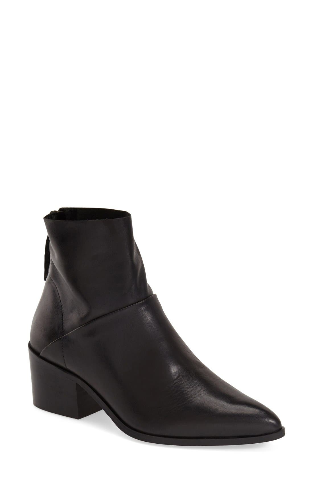 Topshop 'Midnight' Pointy Toe Boot, Main, color, 