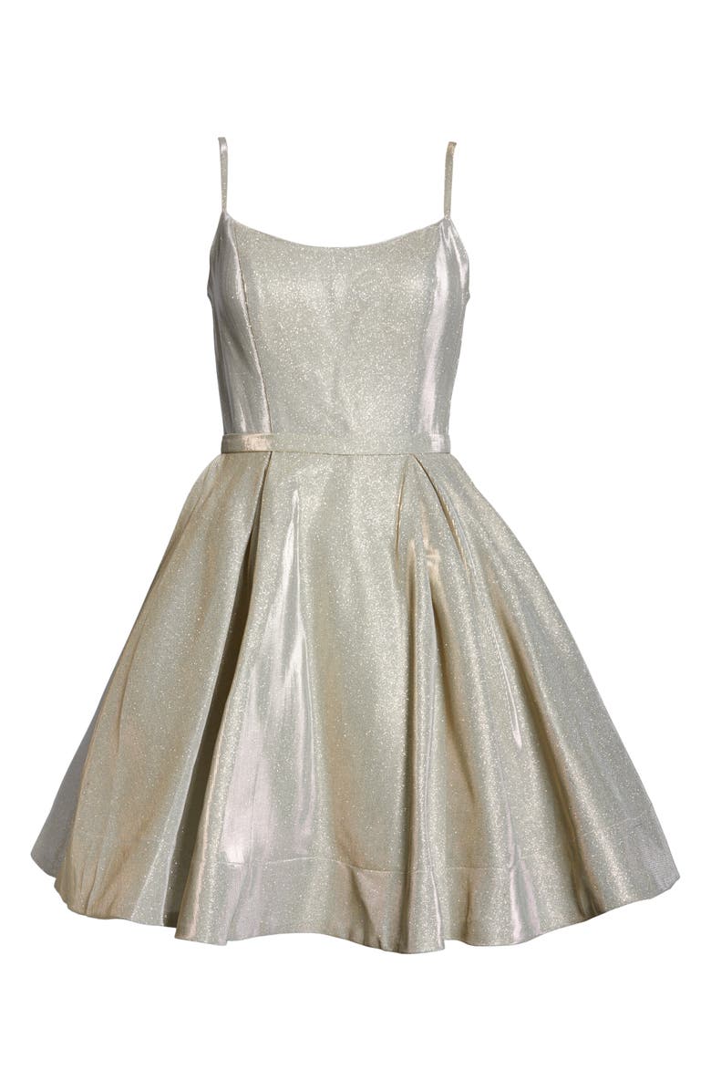 Ieena for Mac Duggal Mac Duggal Shimmer Fit & Flare Dress, Alternate, color, 