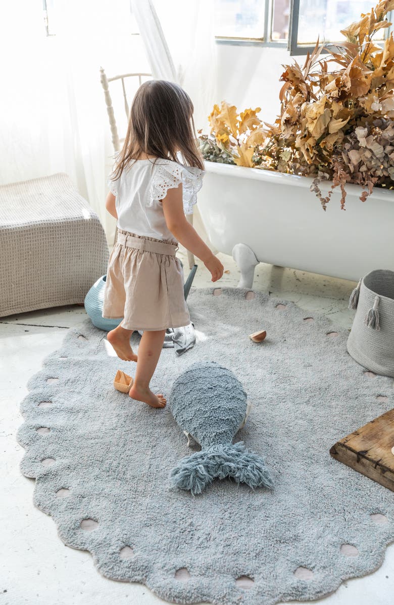 Lorena Canals Fish Cushion, Alternate, color, 