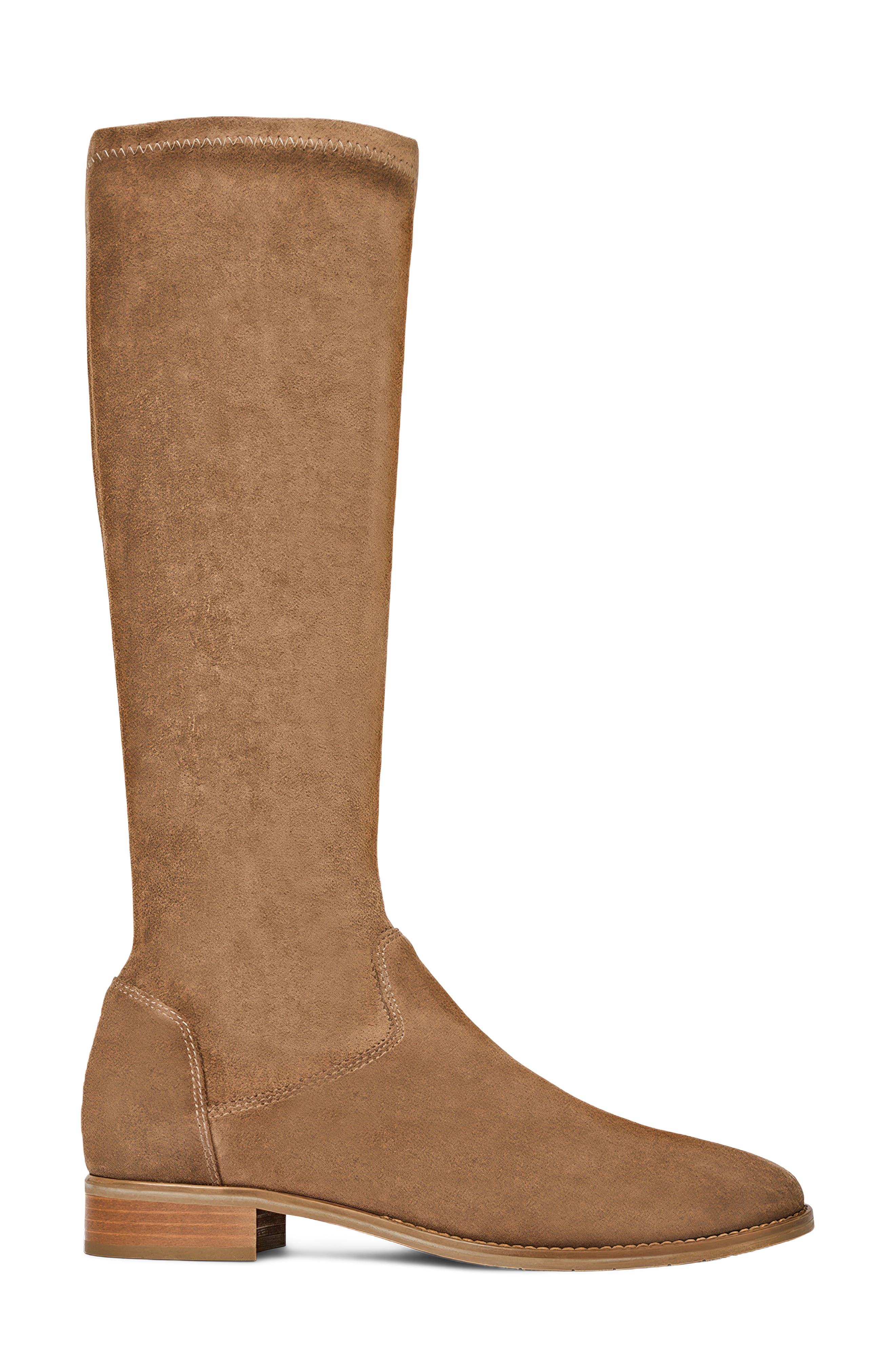 Sabrena Weatherproof Knee High Boot, Alternate, color, AMARETTO SUEDE