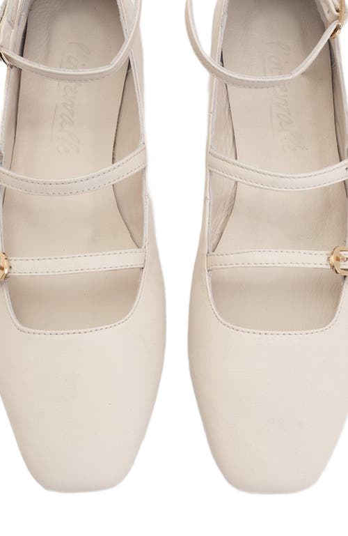 Forever & Always Shoes Serena Leather Mary Jane Flats In Multi