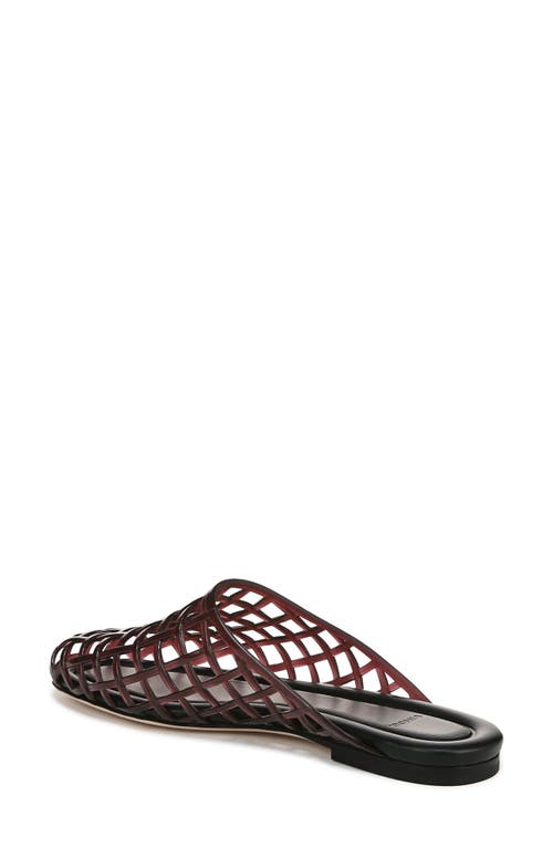 Shop Vince Barcelona Jelly Cage Mule In Ganache