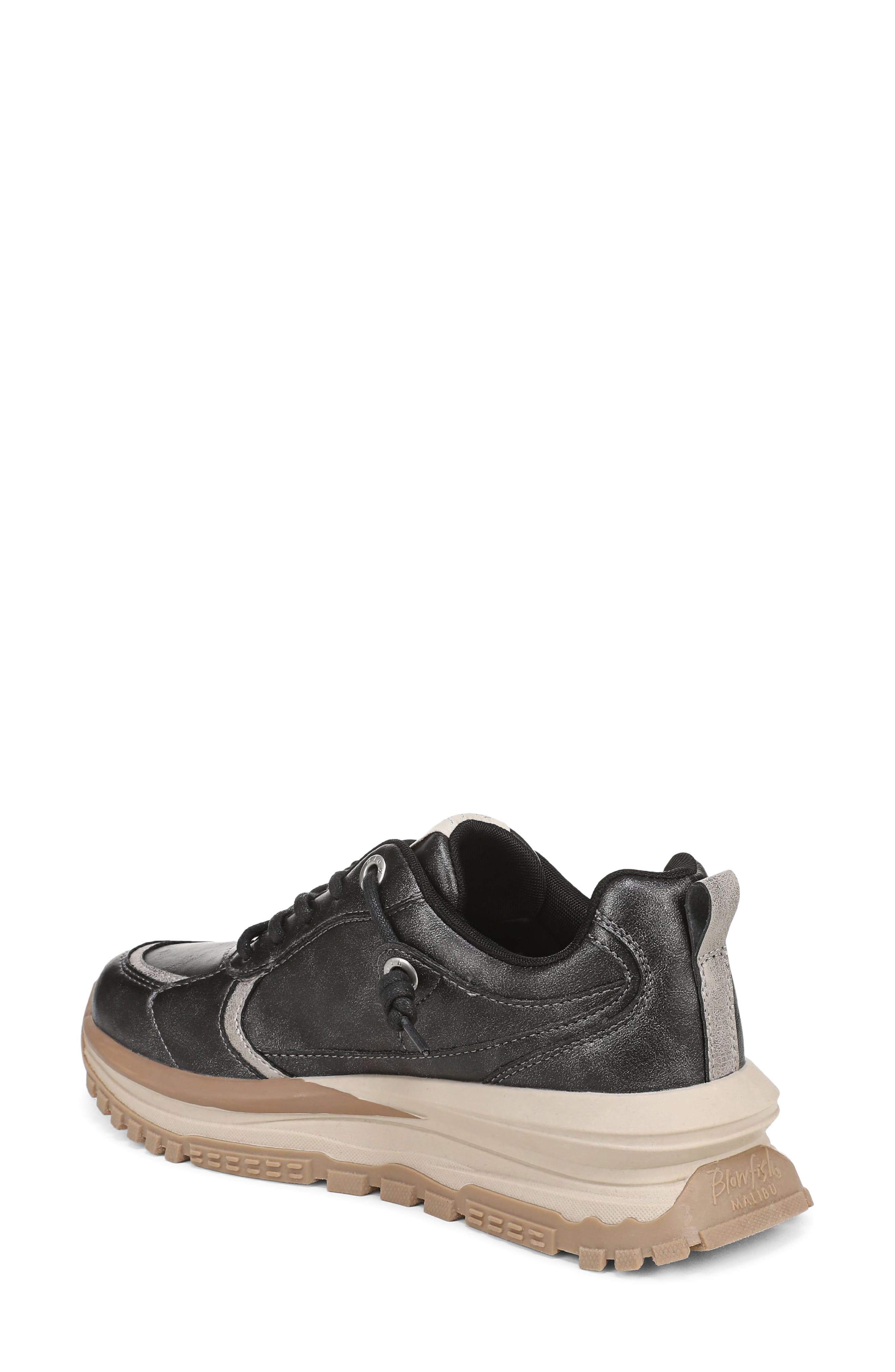 Leotina 2 Faux Leather Sneaker, Alternate, color, GUNMETAL GREY FAUX LEATHER