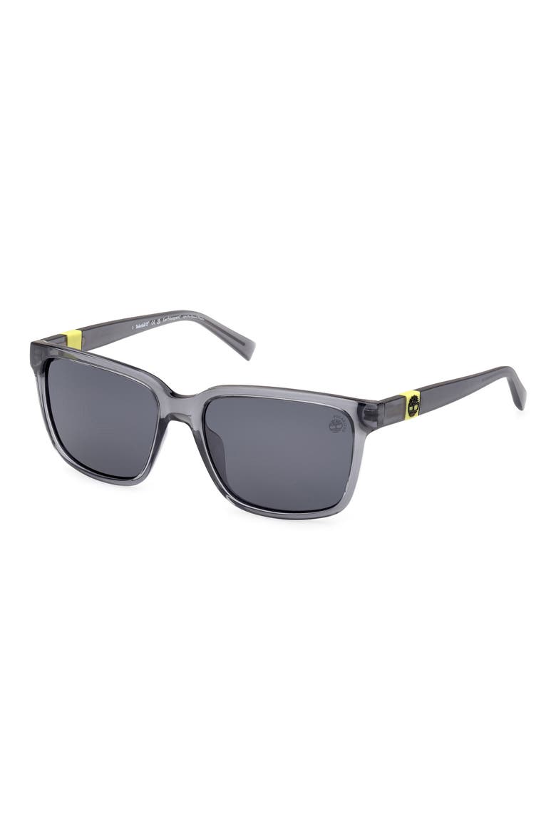 57mm Sunglasses, Alternate, color, GREY/OTHER / SMOKE POLARIZED