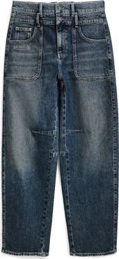 Desigual High Waist Boyfriend Barrel Legs Jeans