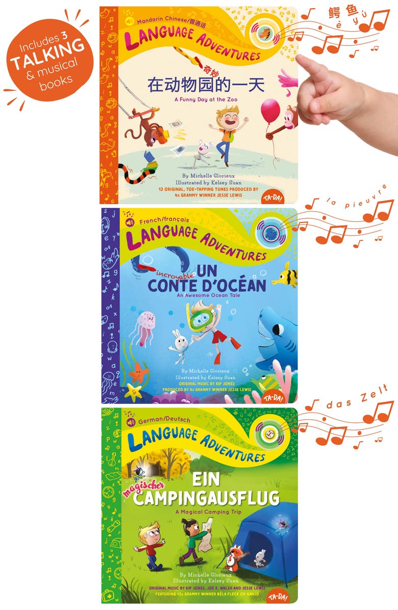 TA-DA! Lil' Traveler Set of 3 Sound Books, Alternate, color, Multi