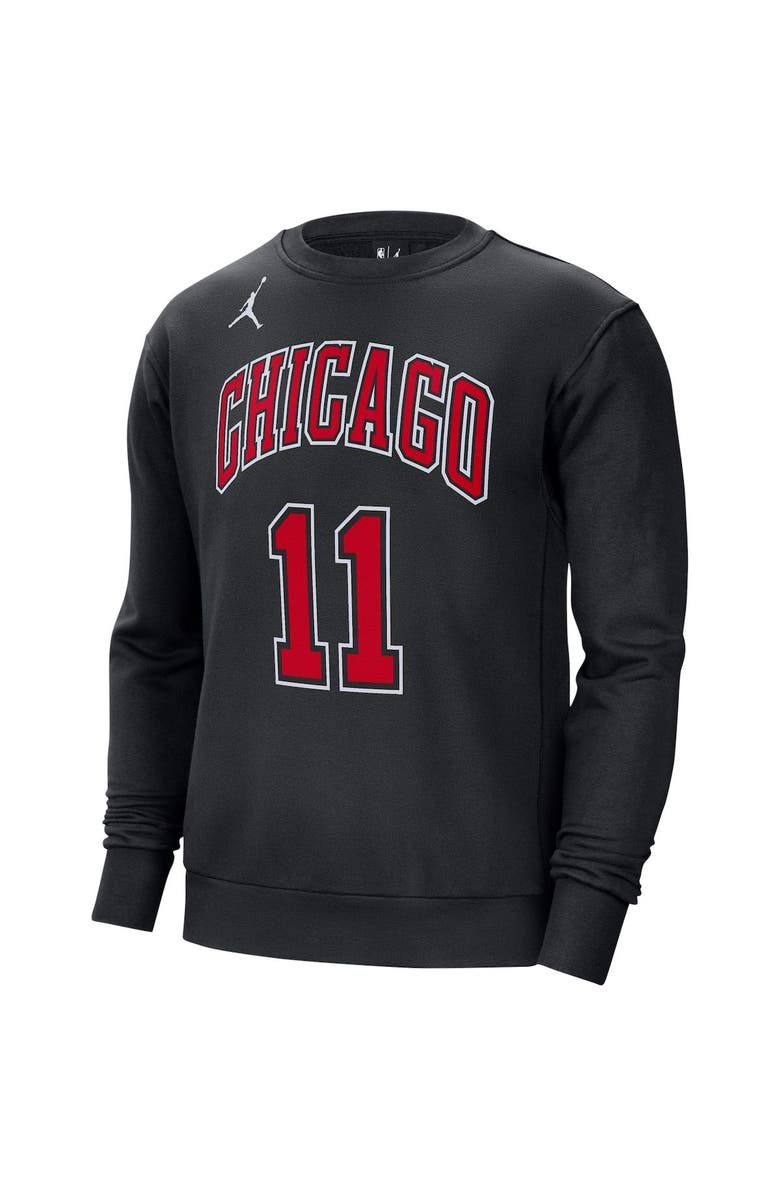 Jordan Brand Men's Jordan Brand DeMar DeRozan Black Chicago Bulls Statement Name & Number Pullover Sweatshirt, Alternate, color, 