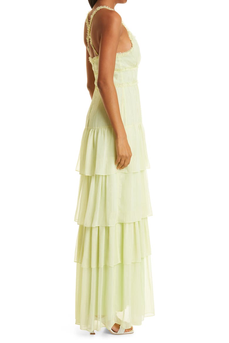 Athena Tiered Maxi Dress, Alternate, color, BUTTERFLY