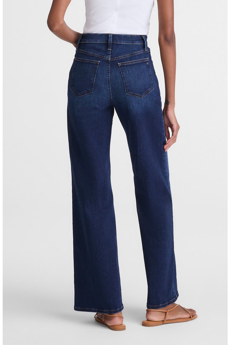 The Super Stretch Wide Leg Jeans, Alternate, color, DEEP OCEAN WASH