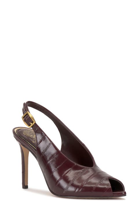 Helenza Peep Toe Slingback Pump