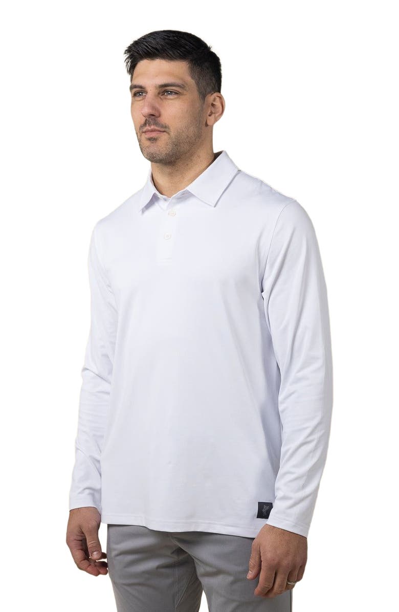 ASHWORTH GOLF LS Shore Polo, Alternate, color, White