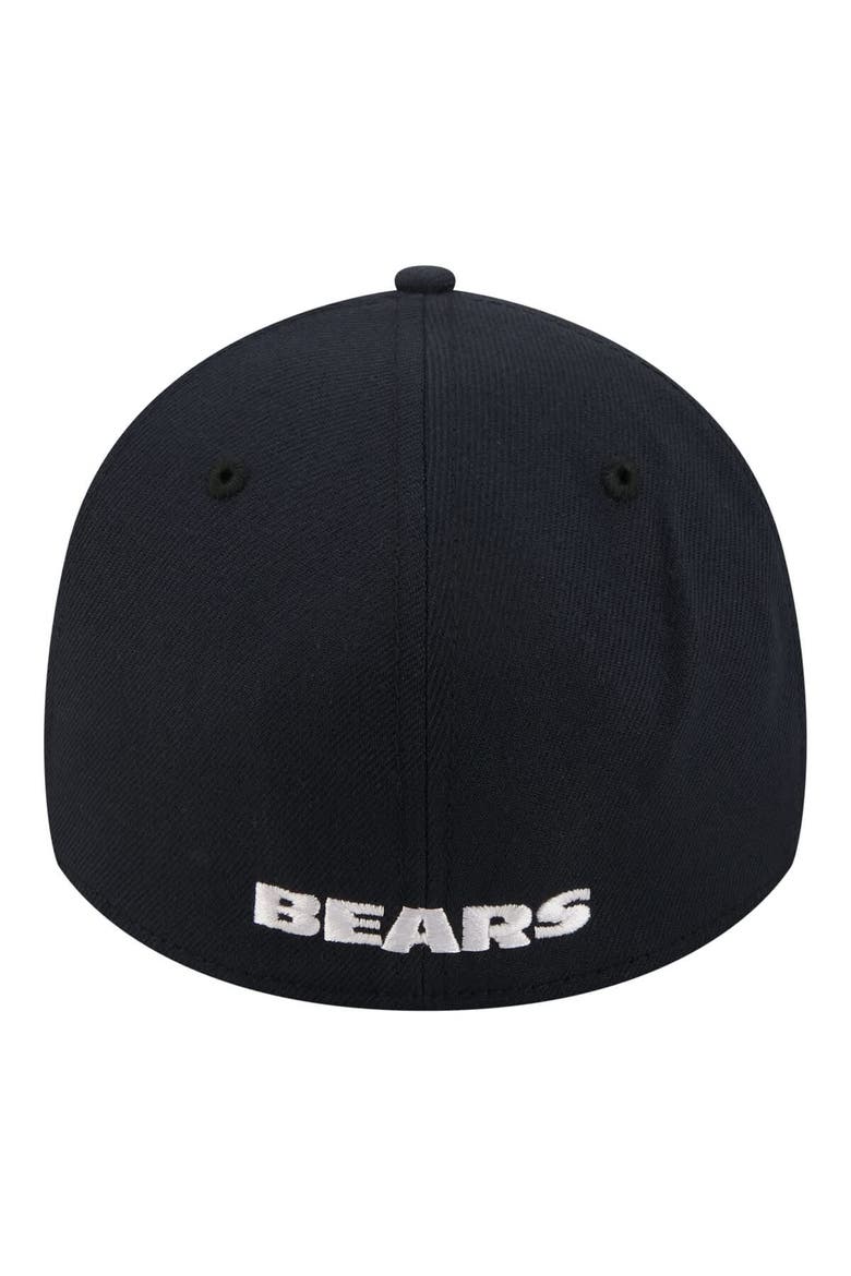 Men's New Era  Navy Chicago Bears Core Team 39THIRTY Flex Hat, Alternate, color, Navy