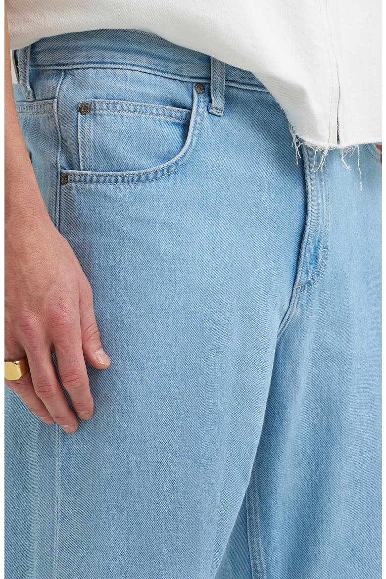 Loose Fit Baggy Straight Leg Jeans, Alternate, color, LIGHT STONE
