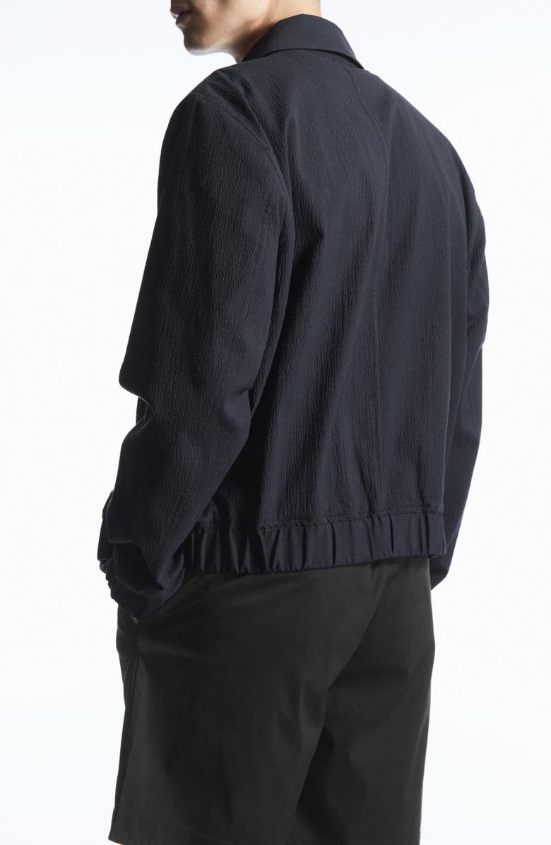 COS Elastic Waist Cotton Blend Shorts, Alternate, color, 