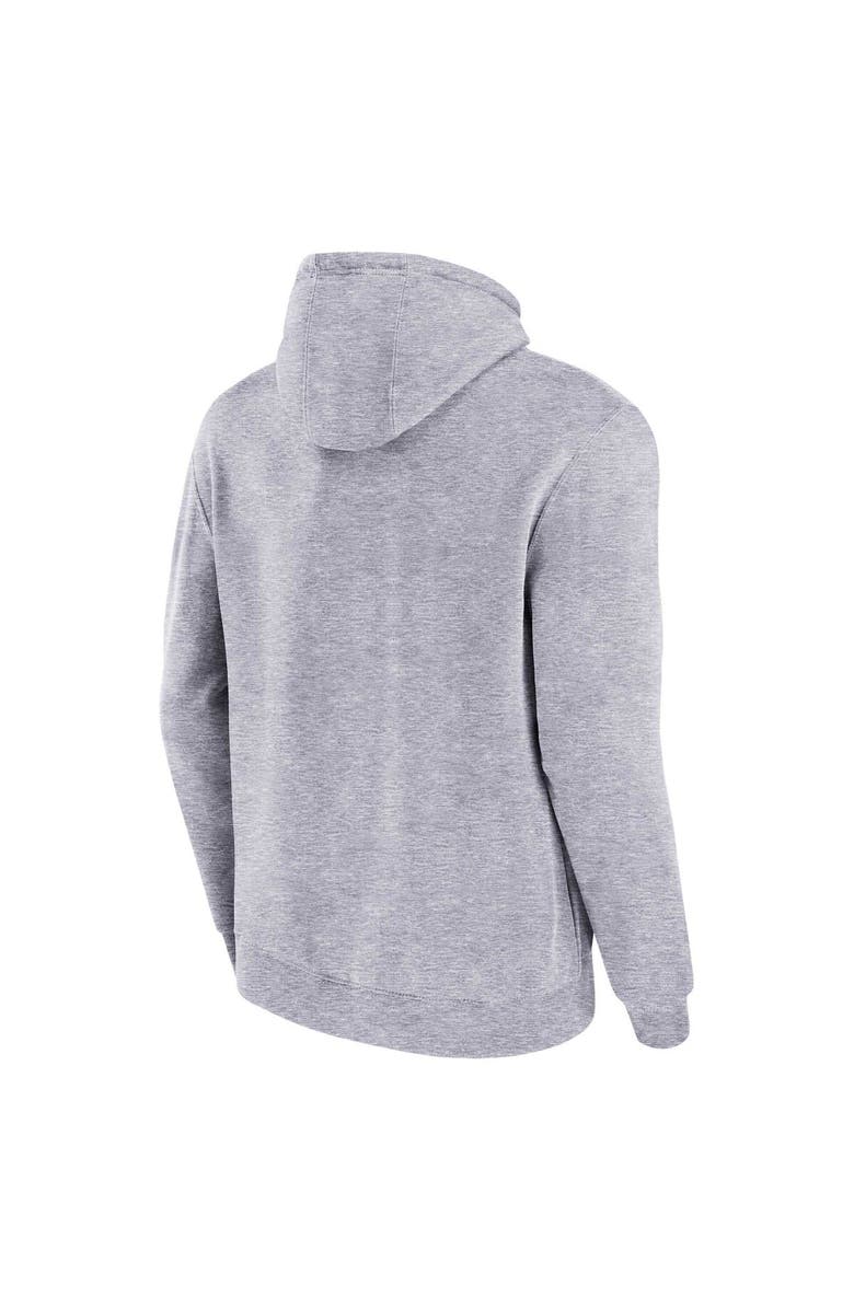 Mitchell & Ness Men's Mitchell & Ness  Heather Gray Philadelphia Eagles Pocket Passer Pullover Hoodie, Alternate, color, Heather Gray