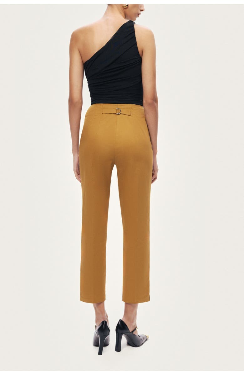 Nocturne Tailored Ankle-Length Pants, Alternate, color, Camel