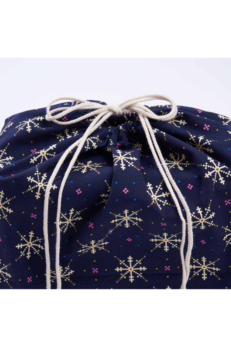 Fabric Gift Bag by Kelsey Weigl | 22", Cotton, Alternate, color, Black