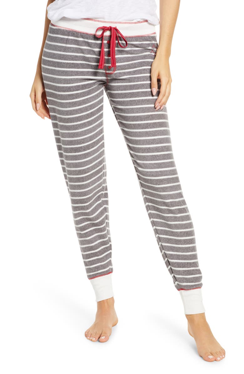 PJ Salvage Thermal Fleece Pajama Pants, Main, color, 