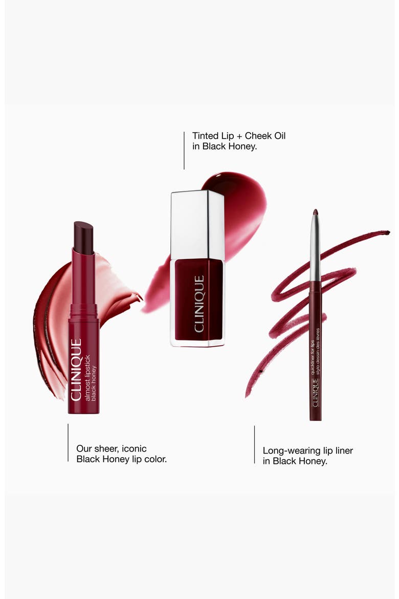 Black Honey Lip Trio Set, Alternate, color, NO COLOR