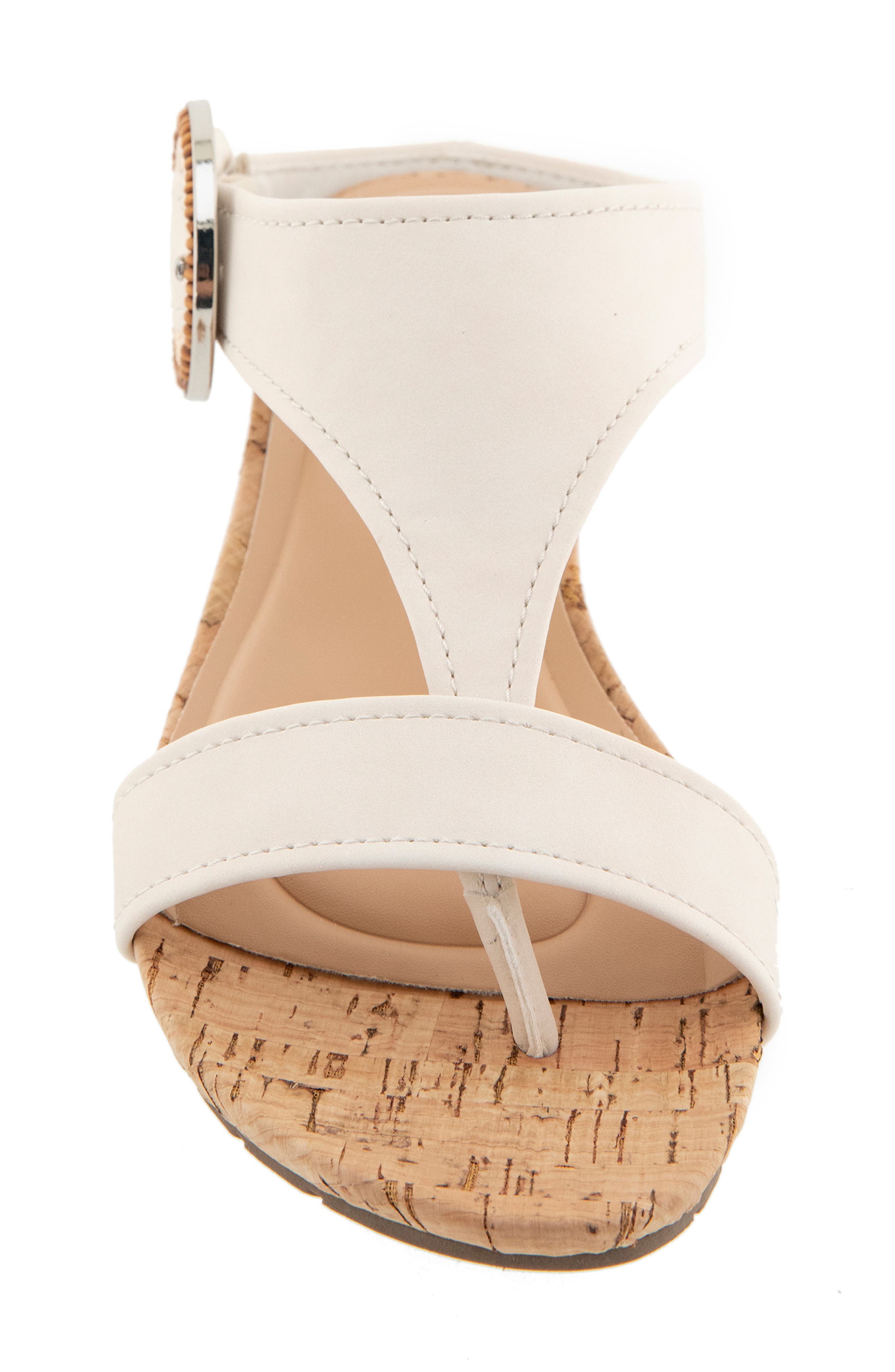 Reaction Kenneth Cole Great Buckle Slide Sandal, Alternate, color, Off White