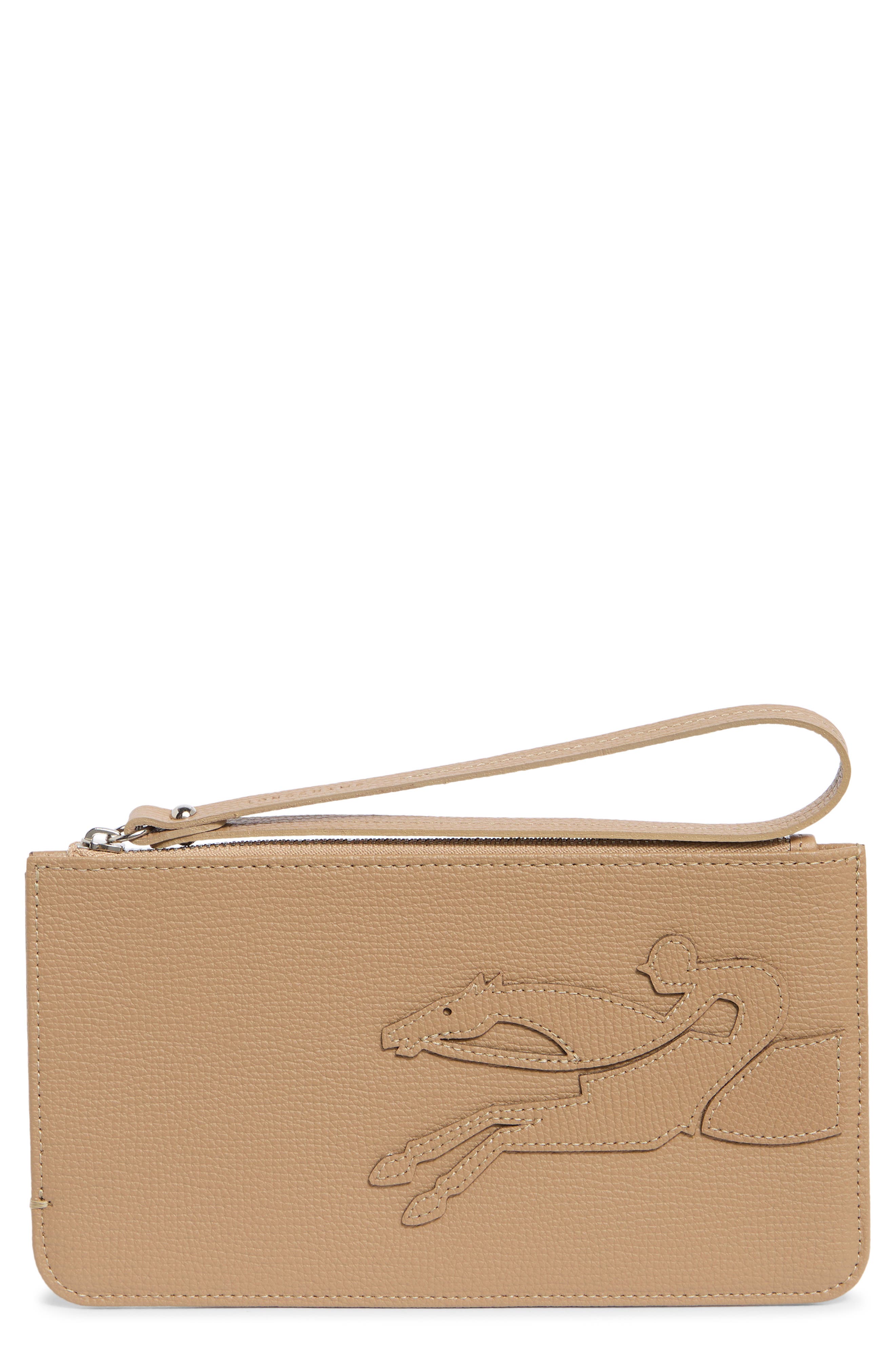 Longchamp Leather Wristlet