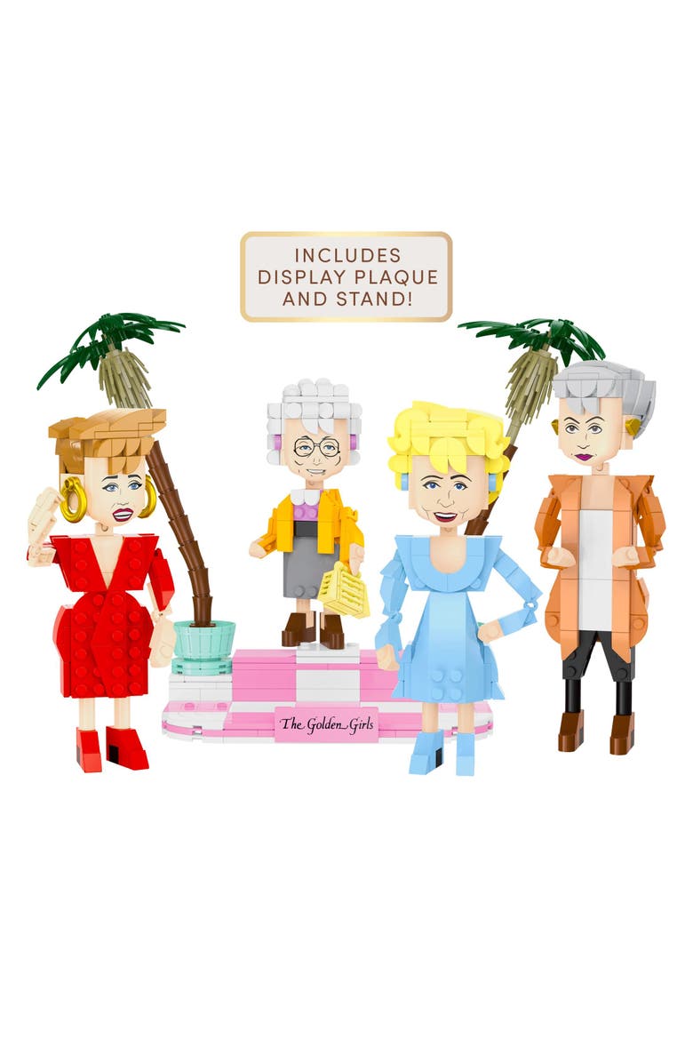 Brickcraft The Golden Girls Living Room Building Set, Alternate, color, Yellow
