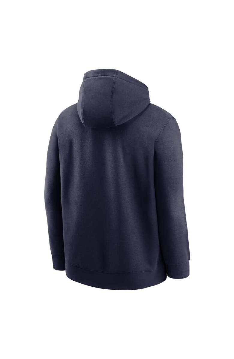 Nike Men's Nike Navy Michigan Wolverines Legacy Football Icon Club Fleece Pullover Hoodie, Alternate, color, Navy