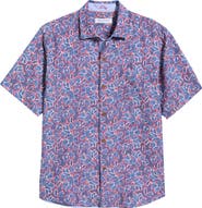 Tommy Bahama Coastal Ease Geo Rio Floral IslandZone® Short Sleeve Button-Up Shirt