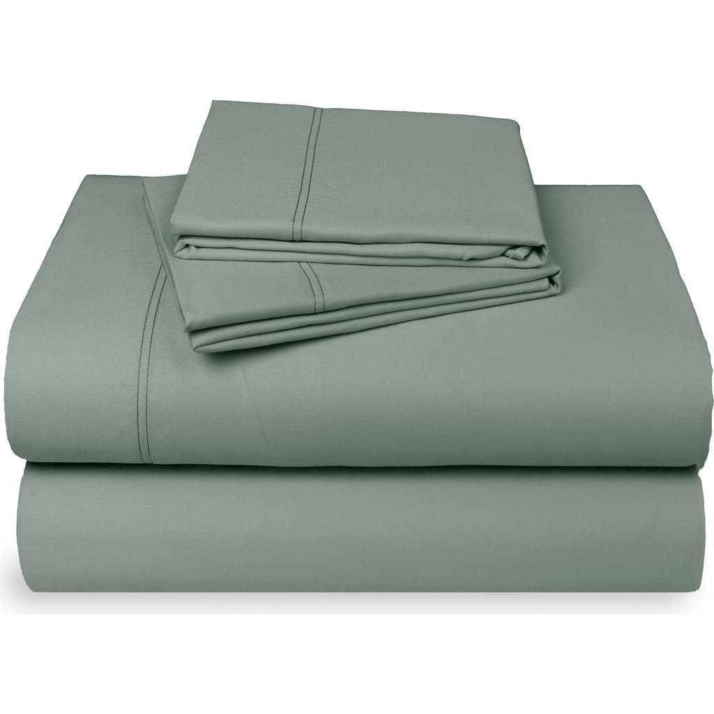 California Design Den Hotel Luxe 800 Thread Count 100% Cotton Sateen Sheet Set In Green