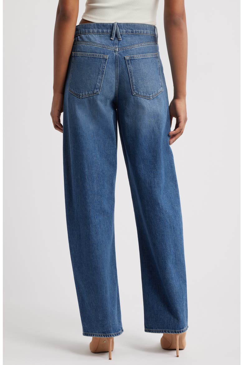 Good Relaxed Barrel Jeans, Alternate, color, INDIGO740