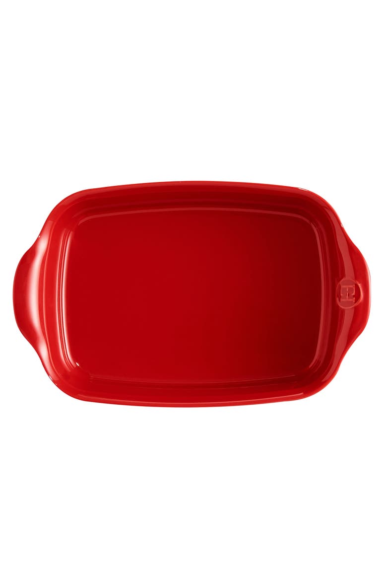 Individual Rectangle Baking Dish Ultime, 8.75" X 5.5", Alternate, color, Burgundy