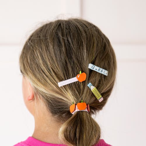 Jollity & Co . Smarty Pants Abc Hair Bar Clip Set In Multi