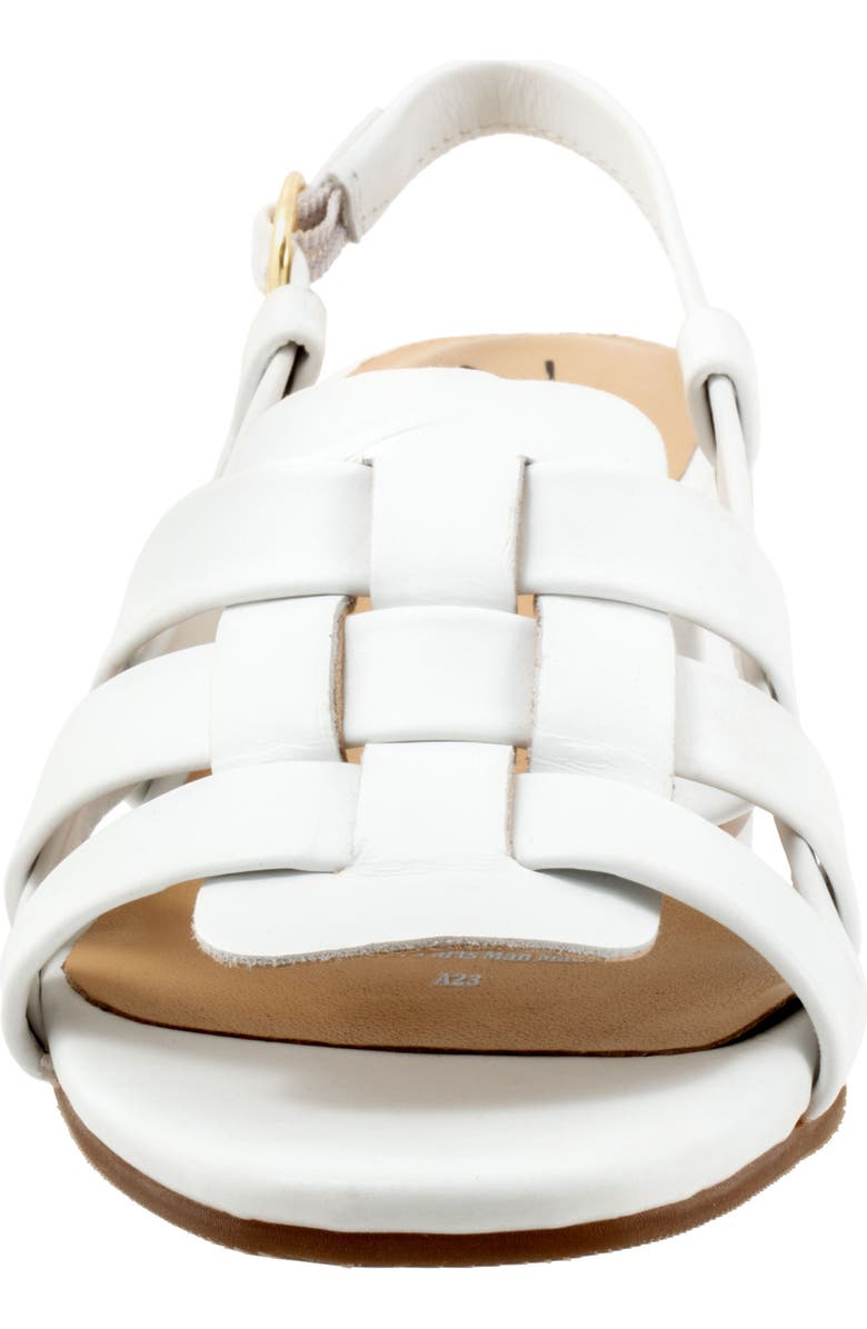 Trotters Luna Cage Sandal, Alternate, color, White