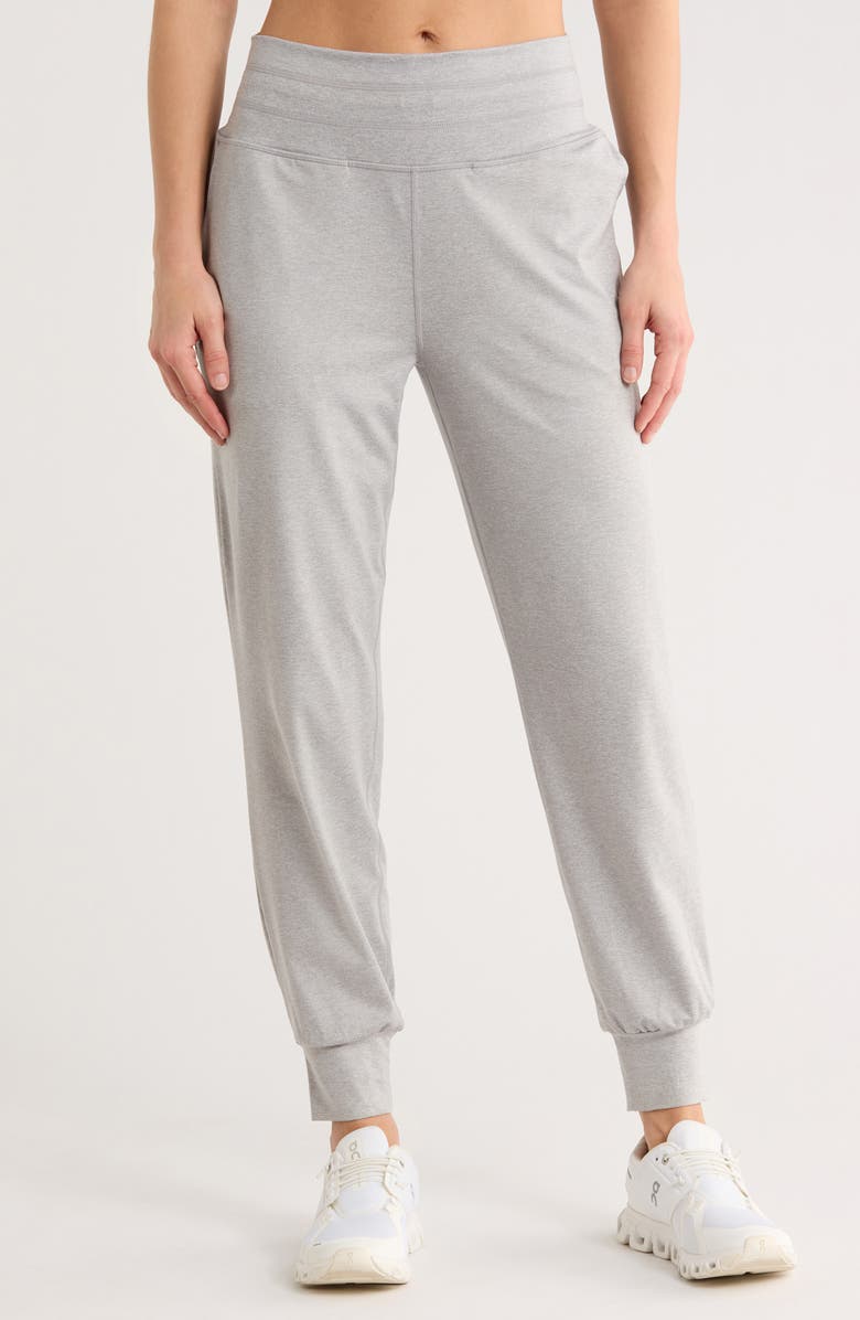 Sweaty Betty Gaia Long Pocket Joggers, Main, color, Light Grey