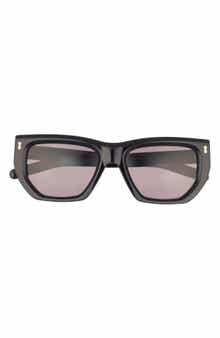 53mm Rectangular Cat Eye Sunglasses