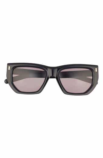 53mm Rectangular Cat Eye Sunglasses