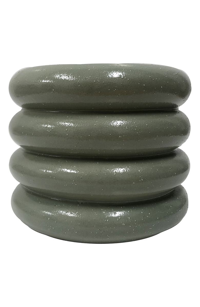 R16 HOME Bibendum Planter, Main, color, Green