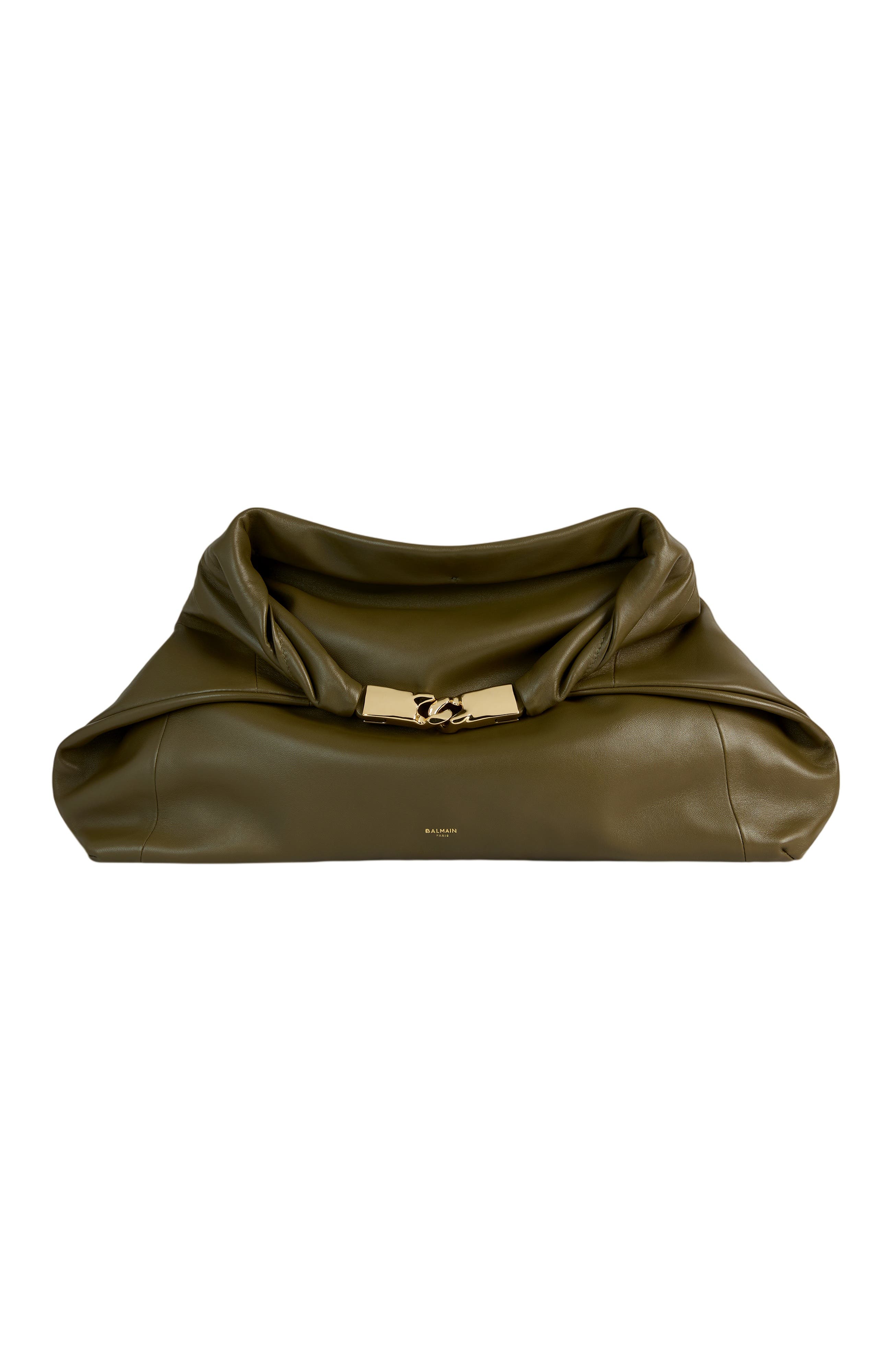 Dinner At 8 Medium Bag in Smooth Leather, Main, color, green