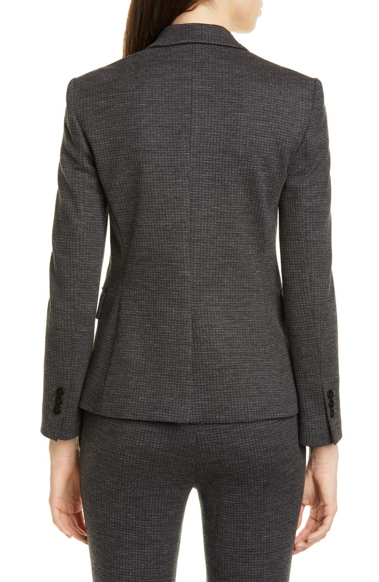 Theory Classic Cotton & Wool Blend Shrunken Jacket, Alternate, color,