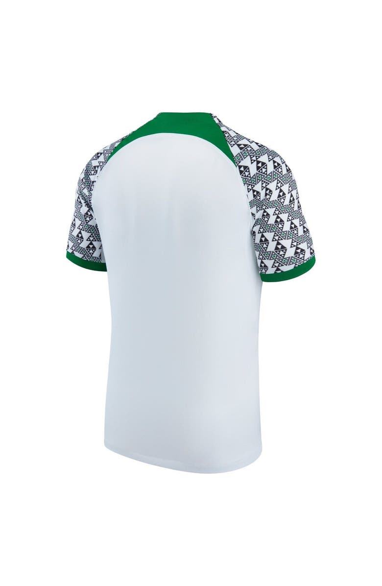 Nike Men's Nike White Nigeria National Team 2022/23 Away Breathe Stadium Replica Blank Jersey, Alternate, color, 