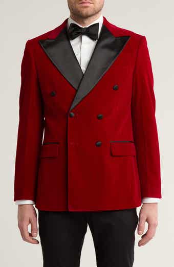Slim Fit Velvet Tuxedo Jacket