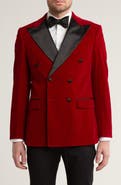 T.R. PREMIUM Slim Fit Velvet Tuxedo Jacket