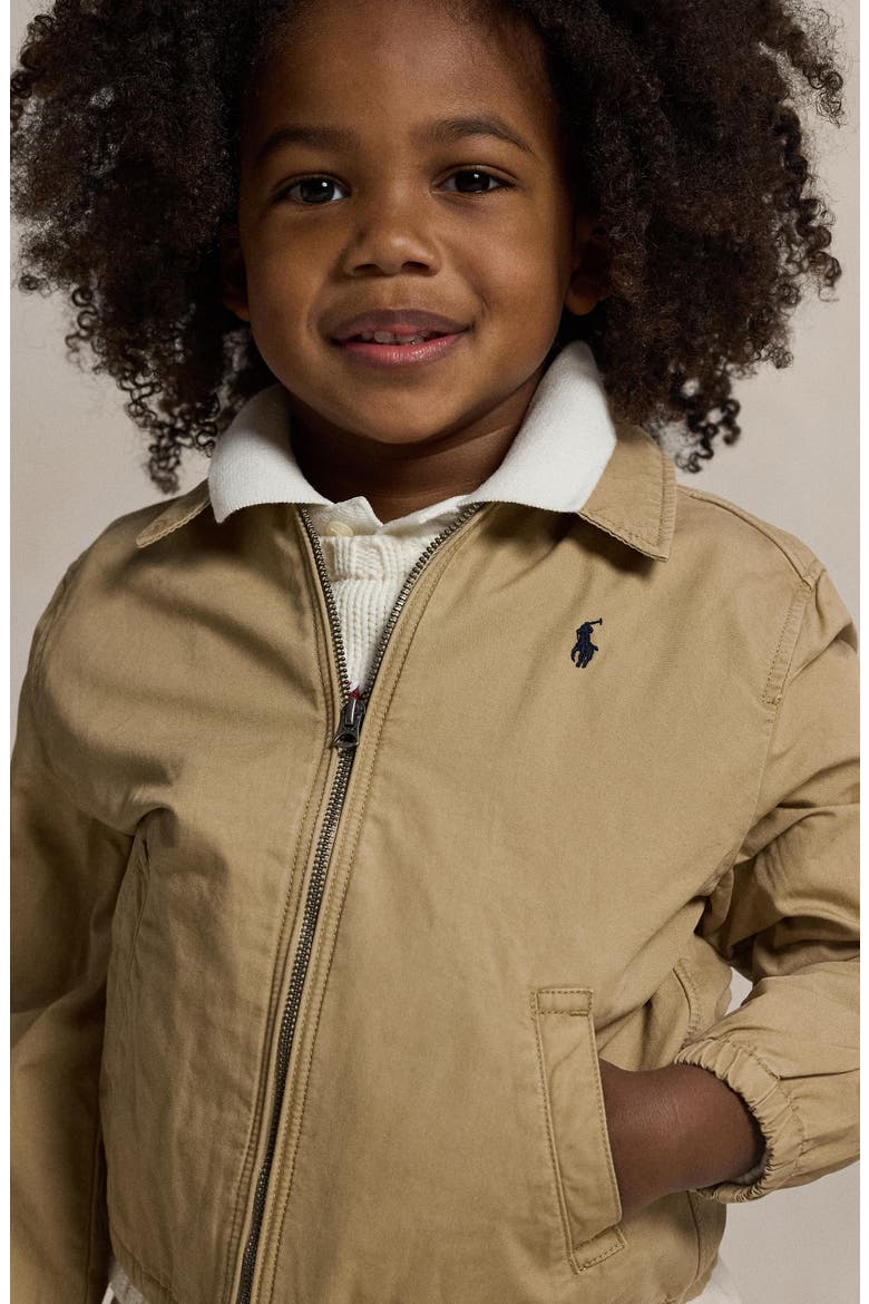 Bayport Cotton Poplin Jacket, Boys, Alternate, color, CAF TAN