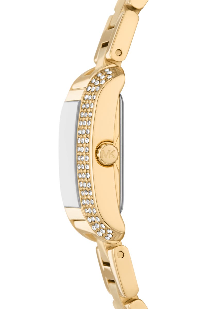 Michael Kors Emery Crystal Quartz Bracelet Watch & 2 Chain Bracelets Set, 22mm, Alternate, color, Gold