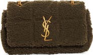 Saint Laurent Small Jamie Genuine Shearling Shoulder Bag