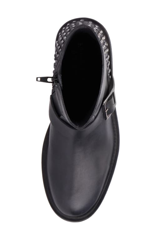 Vintage Foundry Studded Leather Boot In Black