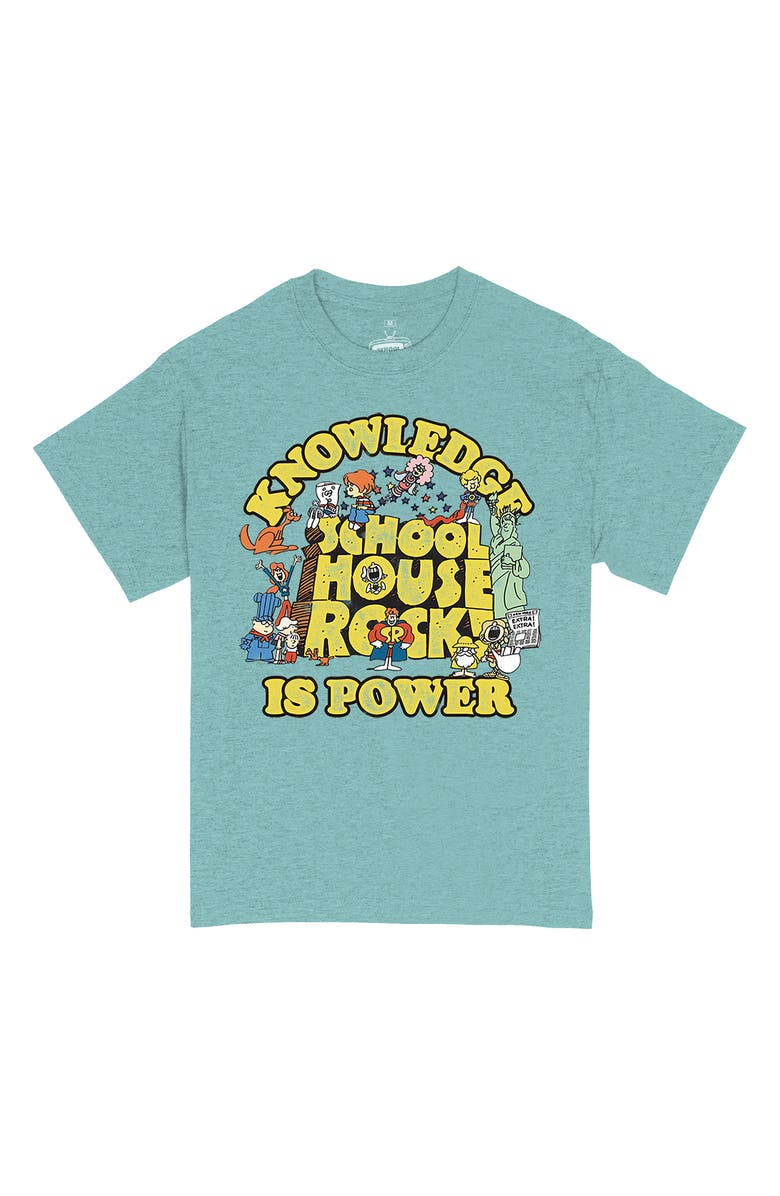 Ripple Junction Schoolhouse Rock! Knowledge Is Power Graphic T-Shirt, Main, color, 