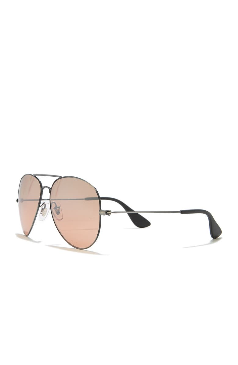 Ray-Ban 58mm Aviator Sunglasses, Alternate, color, 