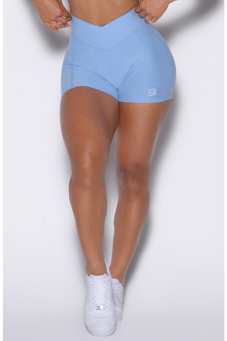 Tiny Waist Shorts, Main, color, Bright Hydrangea