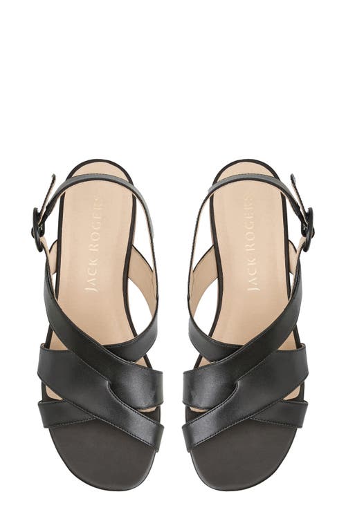 Jack Rogers Erin Slingback Sandal In Black